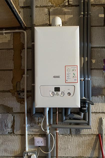 Baxi boiler installation in Hornchurch